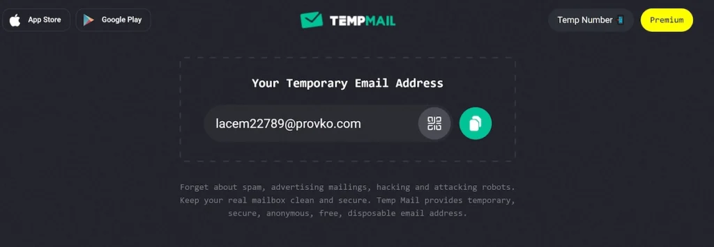 temp mail
