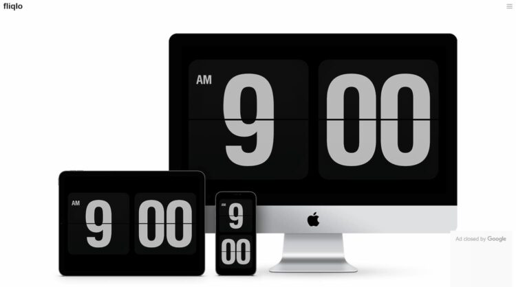 معرفی سایت کاربردی برای ساعت flip clock برای مانیتور | کاوش سایت