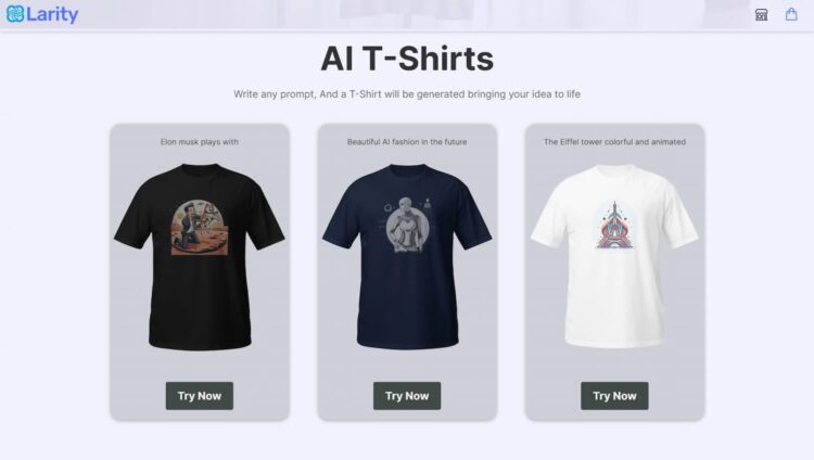 سایتی برای چاپ روی تی شرت با هوش مصنوعی | کاوش سایت